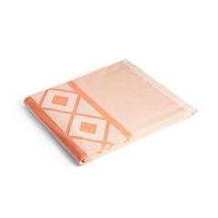 Vue Serviette de toilette multifonctionnelle et de bain (350g/m²) en coton et en coton recyclé - Malek de couleur orange| Krokrodeal