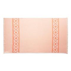 Vue Serviette de toilette multifonctionnelle et de bain (350g/m²) en coton et en coton recyclé - Malek de couleur orange| Krokrodeal