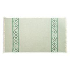 Vue Serviette de toilette multifonctionnelle et de bain (350g/m²) en coton et en coton recyclé - Malek de couleur vert| Krokrodeal