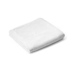 Vue Serviette de bain (500 g/m²) en coton et coton recyclé - Bardem l de couleur blanc| Krokrodeal