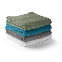 Vue générale Serviette de bain (500 g/m²) en coton et coton recyclé - Bardem l | Krokrodeal