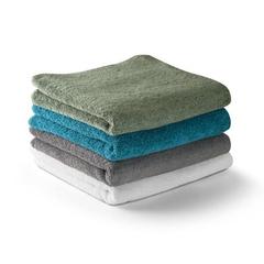 Vue générale Serviette de bain (500 g/m²) en coton et coton recyclé - Bardem l | Krokrodeal