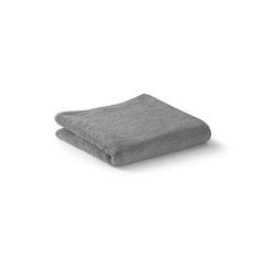 Vue Serviette de bain (500 g/m²) en coton et coton recyclé - Bardem l de couleur gris| Krokrodeal