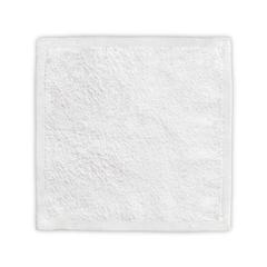 Vue Serviette de toilette (350 g/m²) en coton et coton recyclé - Bardem s de couleur blanc| Krokrodeal