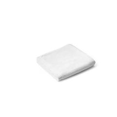 Vue Serviette de toilette (350 g/m²) en coton et coton recyclé - Bardem s de couleur blanc| Krokrodeal