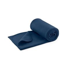 Vue Couverture polaire (180 g/m²) - Sulena de couleur bleu| Krokrodeal