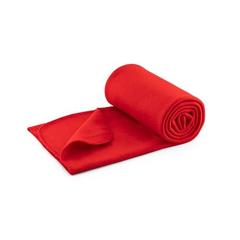 Vue Couverture polaire (180 g/m²) - Sulena de couleur rouge| Krokrodeal