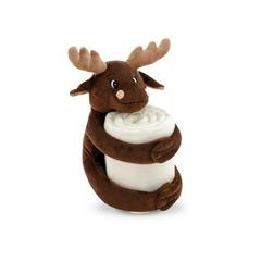 Vue générale Couverture en polaire avec peluche (180 g/m²) - Moose | Krokrodeal