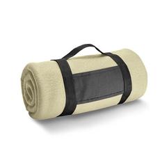 Vue Couverture polaire (180 g/m²) avec poignée amovible - Thorpe de couleur beige| Krokrodeal