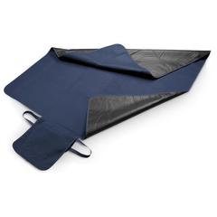 Vue Couverture polaire (160 g/m²) - Fleece de couleur bleu| Krokrodeal