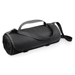Vue Couverture polaire (160 g/m²) - Fleece de couleur noir| Krokrodeal