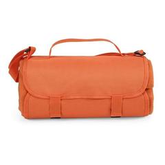 Vue Couverture polaire (160 g/m²) - Fleece de couleur orange| Krokrodeal