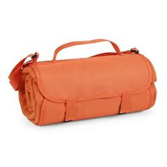 Vue Couverture polaire (160 g/m²) - Fleece de couleur orange| Krokrodeal