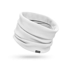 Vue Bandana multifonctions en PET (100% rPET) - Kolkata de couleur blanc| Krokrodeal