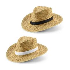 Vue générale Chapeau de paille naturel - Jean poli | Krokrodeal