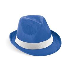 Vue Chapeau - Manolo poli de couleur bleu| Krokrodeal