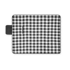 Vue Couverture pique-nique faite en EPE (180 g/m²) - Riley ii de couleur noir| Krokrodeal