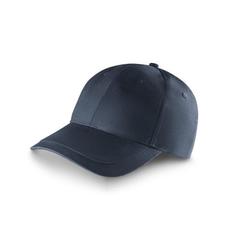 Vue Casquette en coton brossé (65% recyclé) - Ryan de couleur bleu| Krokrodeal