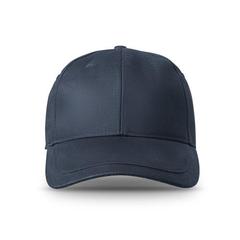 Vue Casquette en coton brossé (65% recyclé) - Ryan de couleur bleu| Krokrodeal