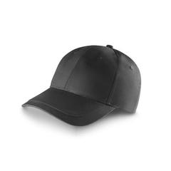 Vue Casquette en coton brossé (65% recyclé) - Ryan de couleur noir| Krokrodeal