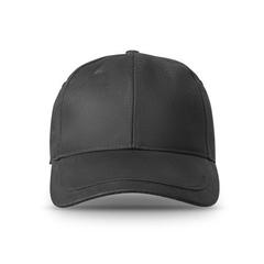 Vue Casquette en coton brossé (65% recyclé) - Ryan de couleur noir| Krokrodeal