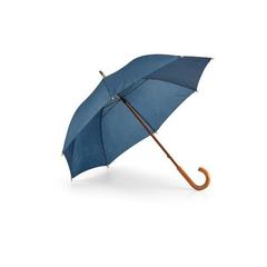 Vue Parapluie en polyester 190T - Betsey de couleur bleu| Krokrodeal