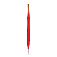 Vue Parapluie en polyester 190T - Roberto de couleur rouge| Krokrodeal