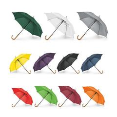 Vue générale Parapluie en polyester 190T avec ouverture automatique - Patti | Krokrodeal