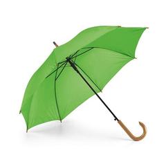 Vue Parapluie en polyester 190T avec ouverture automatique - Patti de couleur vert| Krokrodeal