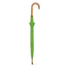 Vue Parapluie en polyester 190T avec ouverture automatique - Patti de couleur vert| Krokrodeal