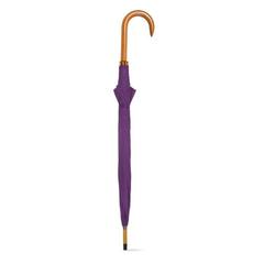 Vue Parapluie en polyester 190T avec ouverture automatique - Patti de couleur violet| Krokrodeal