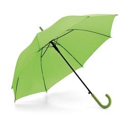 Vue Parapluie en polyester 190T avec ouverture automatique - Michael de couleur vert| Krokrodeal