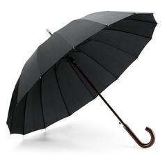 Parapluie à 16 baleines en pongee 190T avec ouverture automatique - Hedi publicitaire pas cher