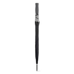 Vue Parapluie en polyester 190T avec ouverture automatique - Jenna de couleur gris| Krokrodeal