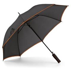 Vue Parapluie en polyester 190T avec ouverture automatique - Jenna de couleur orange| Krokrodeal