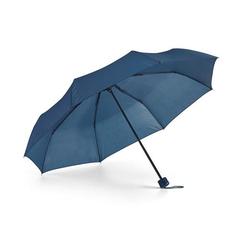 Vue Parapluie pliant en polyester 190T - Maria de couleur bleu| Krokrodeal