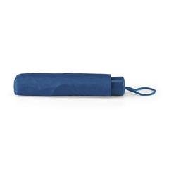 Vue Parapluie pliant en polyester 190T - Maria de couleur bleu| Krokrodeal