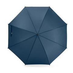 Vue Parapluie en pongee PET (100% rPET) avec ouverture automatique - Apolo de couleur bleu| Krokrodeal