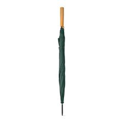 Vue Parapluie en pongee PET (100% rPET) avec ouverture automatique - Apolo de couleur vert| Krokrodeal