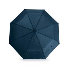 Vue Parapluie pliable pongé 190T à ouverture et fermeture automatiques - Campanela de couleur bleu| Krokrodeal