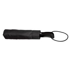 Vue Parapluie pliable pongé 190T à ouverture et fermeture automatiques - Campanela de couleur noir| Krokrodeal