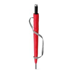 Vue Parapluie à ouverture automatique - Pulla de couleur rouge| Krokrodeal