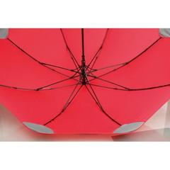 Vue Parapluie à ouverture automatique - Pulla de couleur rouge| Krokrodeal