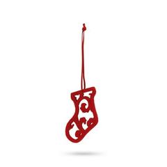 Vue Ornements de Noël - Jubany de couleur rouge| Krokrodeal