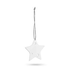 Vue Ornements de Noël - Aspen de couleur blanc| Krokrodeal