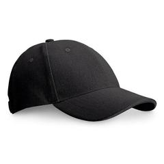 Vue Casquette sandwich 100% coton - Christophe de couleur noir| Krokrodeal
