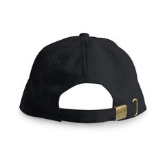 Vue Casquette sandwich 100% coton - Christophe de couleur noir| Krokrodeal