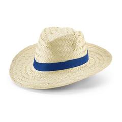 Vue Chapeau de paille naturel - Edward de couleur beige| Krokrodeal
