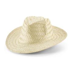 Vue Chapeau de paille naturel - Edward de couleur beige| Krokrodeal