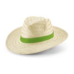 Vue Chapeau de paille naturel - Edward de couleur beige| Krokrodeal